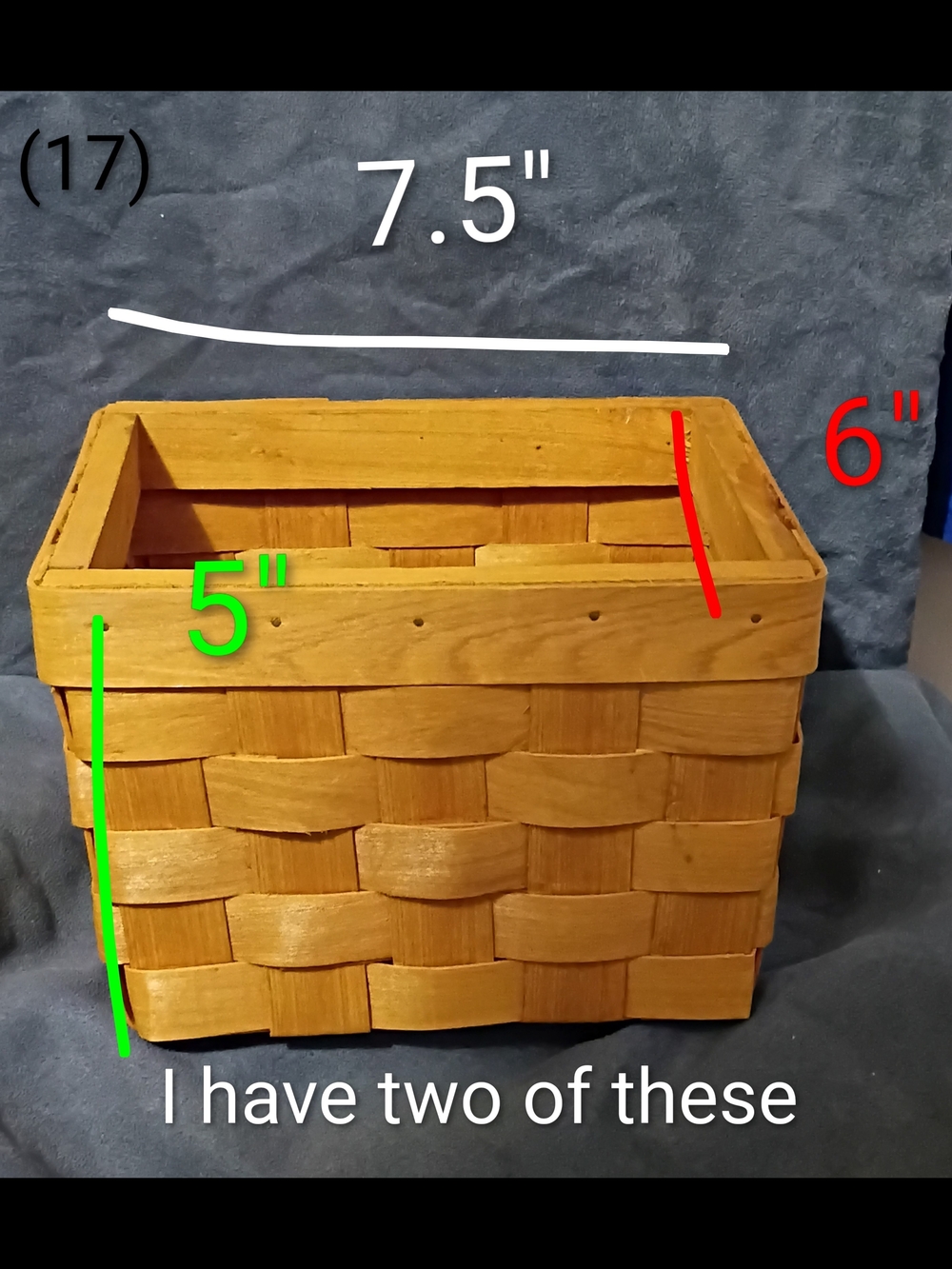 Reaerved-18 Baskets - Picture 7 of 14